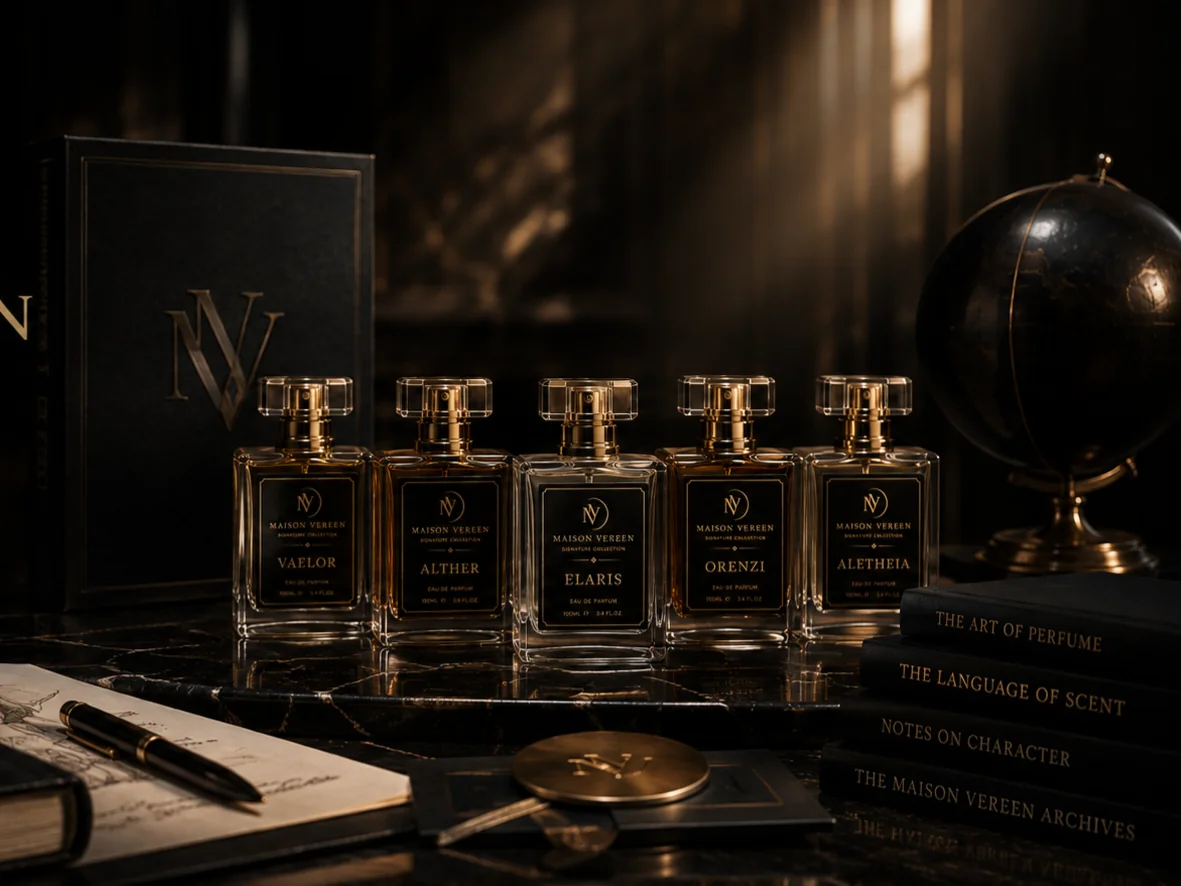 Maison Vereen Signature Collection bottle and vessel